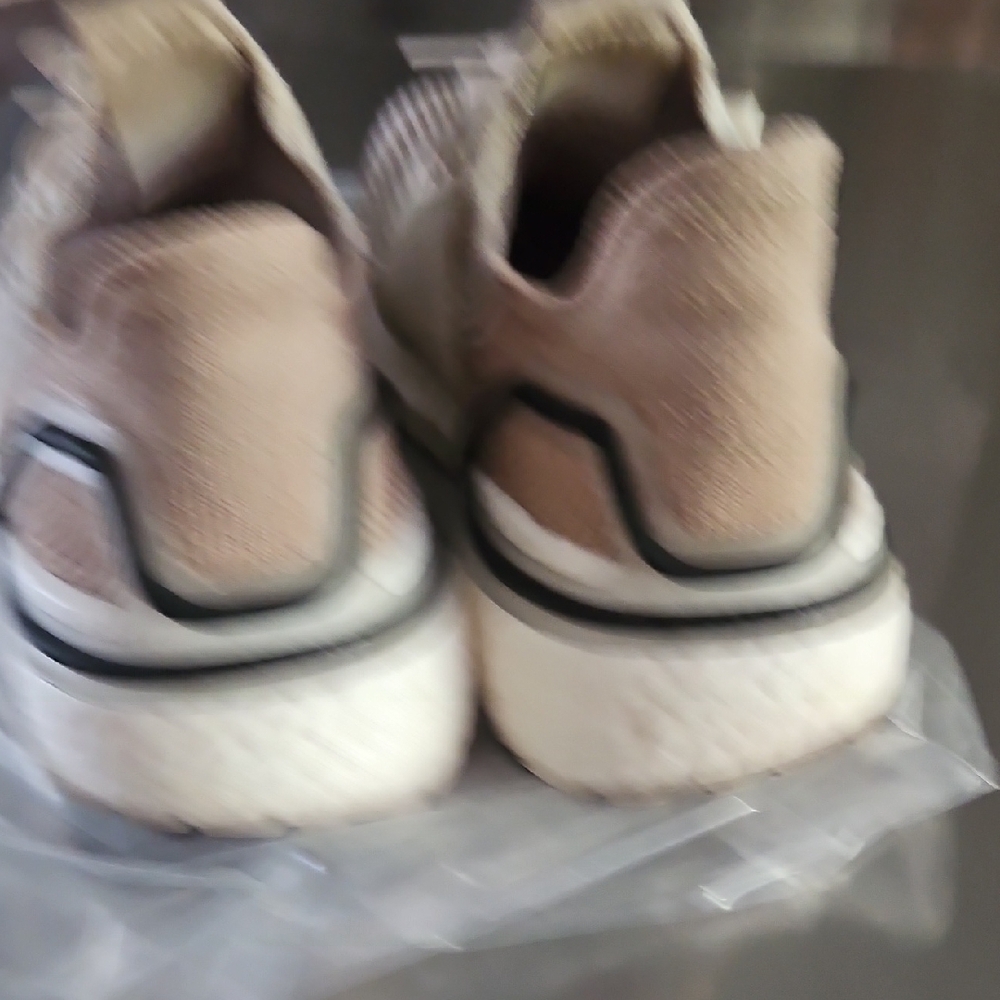 Adidas Women's Cream Knit Sneakers - Picture 5 of 12